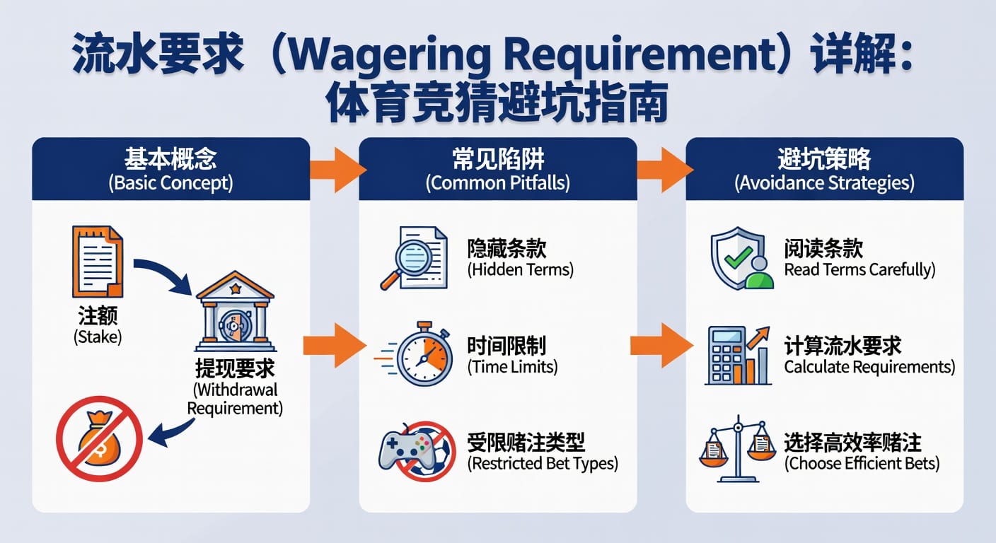 流水要求 sports wagering requirement：出金门槛解析