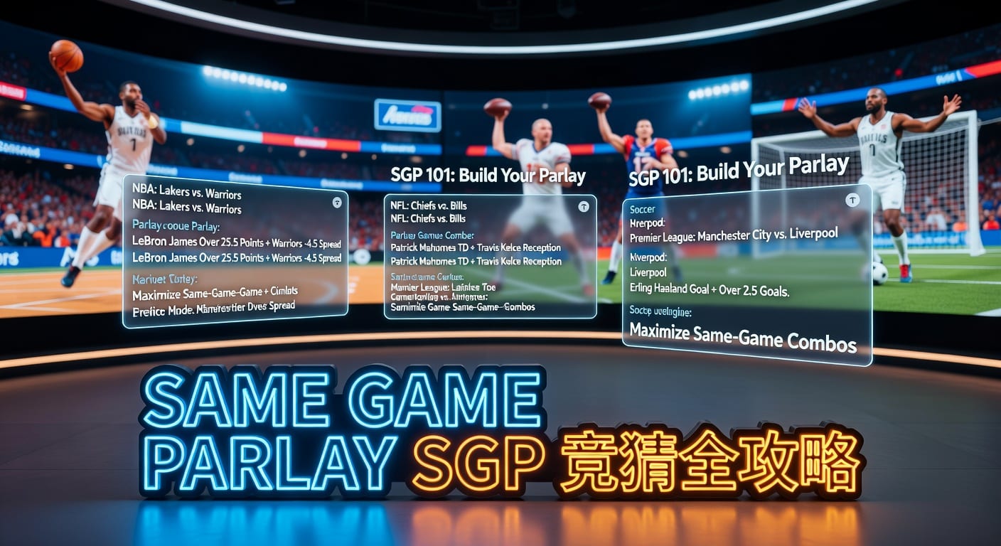 same game parlay SGP：组合投注实战与风控