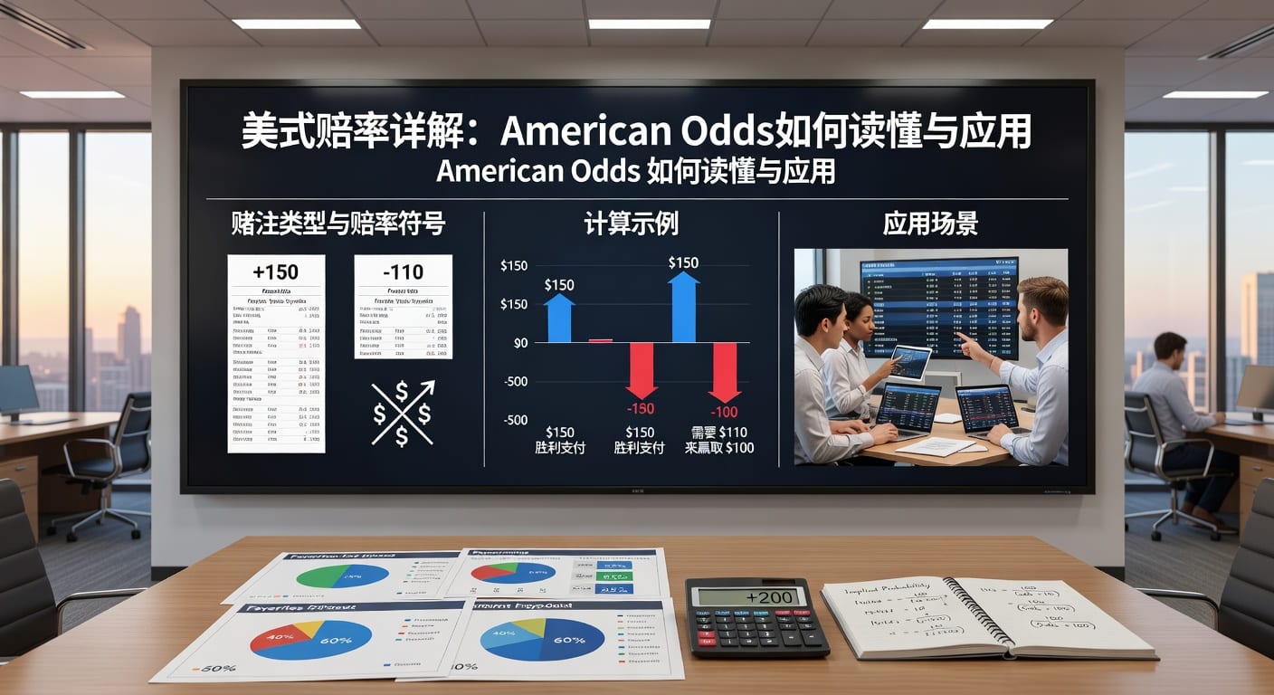 美式赔率 american odds 计算与换算指南